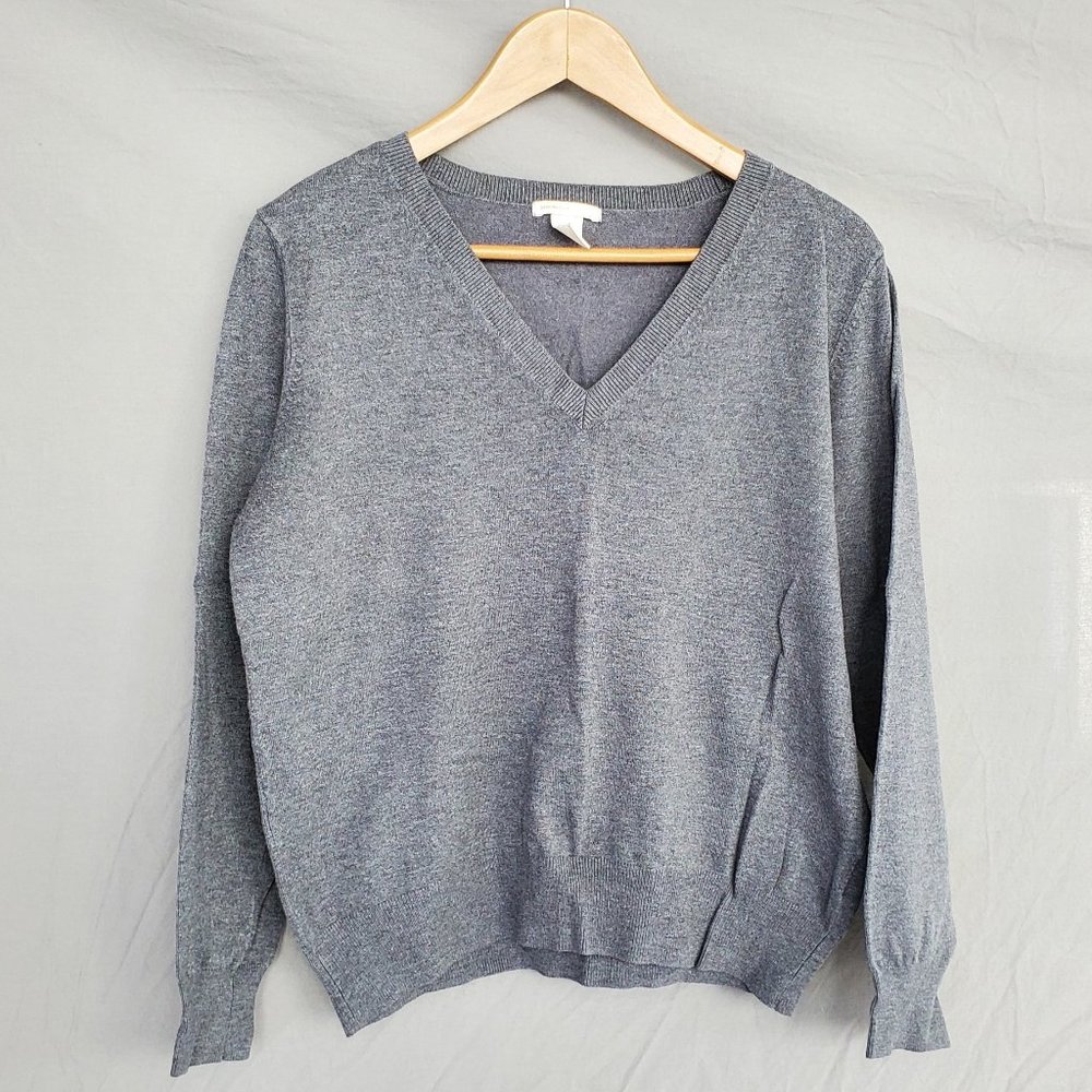 Grey H&M V-Neck Sweater